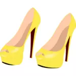 Sarı stilettos
