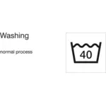 Normal tvätt processen - 40° C