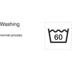 Normal tvätt processen - 60° C
