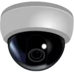 CCTV kubah kamera vektor ilustrasi