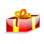 Christmas present vector image