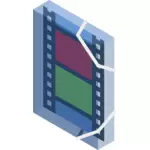 Folder video transparan