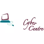 Computer shop logo vector image