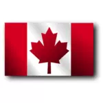 Kanadensisk flagga vektor illustration