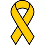 Symbole du ruban jaune