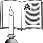 Bibbia e candela