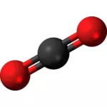 Молекула двуокиси углерода