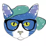 Gato de óculos