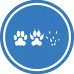 Gatto-cane-Mouse unificazione pace Logo