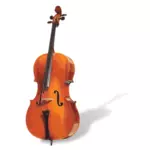 Image vectorielle d'un violoncelle