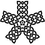 ケルト族の結び目の星像