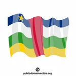 Национальный флаг Центральноафриканской Республики