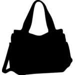 Handbag vector silhouette