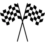 Rutig racing flaggor
