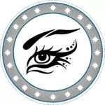 Fugl øye logoen vektor image