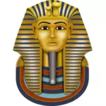 Tutankhamun vektör çizim maskesi