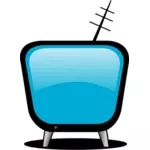 TV-apparaten in vektor illustration