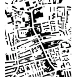 Top view of urban master plan vector image