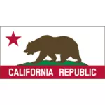 Bandiera della Repubblica californiano vettoriali di disegno
