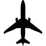 Boeing 737 vector silhouette