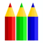Graphite pencils vector image