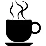 Tasse à café silhouette