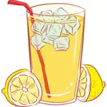 Frío vaso de limonada