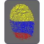 Fingerprint vector image