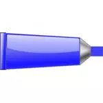 Vektor-Illustration blau Röhre