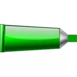 Grafis vektor tabung warna hijau