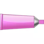 Ilustraţia vectorială tub de culoare roz