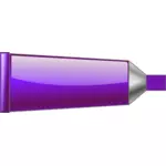 בתמונה וקטורית של שפופרת צבע סגול