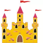 カラフルな中世の城