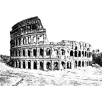 Gambar vektor Roman Colosseum