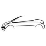 Mobil desain garis vektor gambar