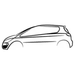 Автомобиль наброски векторные иллюстрации