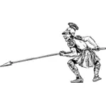 Man with spear