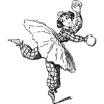 Comic ballerina image