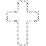 Černá a bílá kříž