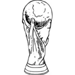 Gráficos del vector world cup trophy