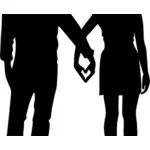 Par som håller hand