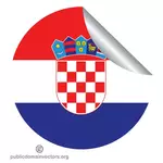 Bendera Kroasia stiker