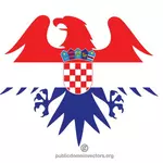 Eliasson med kroatiska flagga
