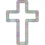 Kleurrijke kubussen Kruis