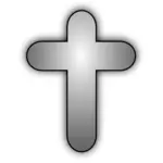 בתמונה וקטורית הצלב הנוצרי