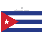 Kubanische Vektor-flag