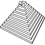 Piramida ilustrasi