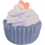 Vektorgrafik der Schoko-cupcake