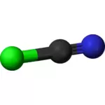 3D-Bild Cyanchlorverbindung