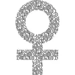 Simbol feminin cyber